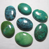 18x25 mm Gorgeous AAA - High Quality Natural - TIBETIAN TOURQUISE - Old Looking Oval Cabochon - 7 pcs